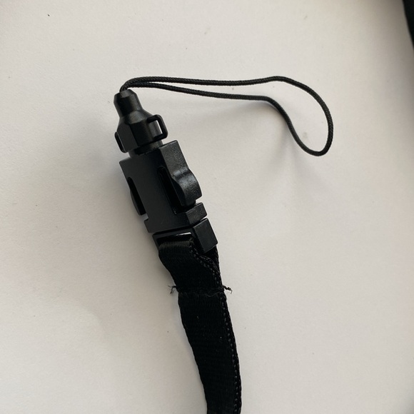 Breakaway lanyards black for ID badge reel cell phones and more new pack of 2 - Picture 2 of 3